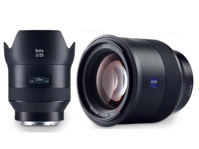 Zeiss Batis 25 mm f/2 oraz 85 mm f/1.8 z mocowaniem Sony E