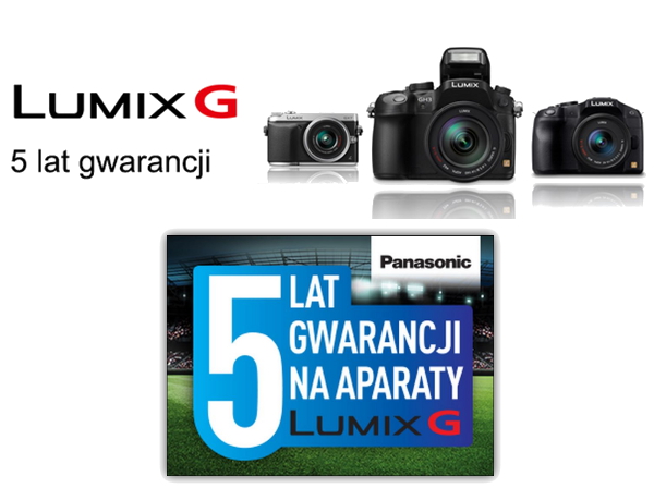 5 lat gwarancji na aparaty Panasonic z serii Lumix G