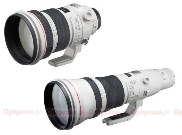 Canon EF 200 mm f/2L IS USM i Canon EF 800 mm f/5.6L IS USM