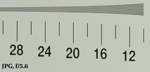 Sigma 105 mm f/2.8 EX DG Macro - Rozdzielczo obrazu