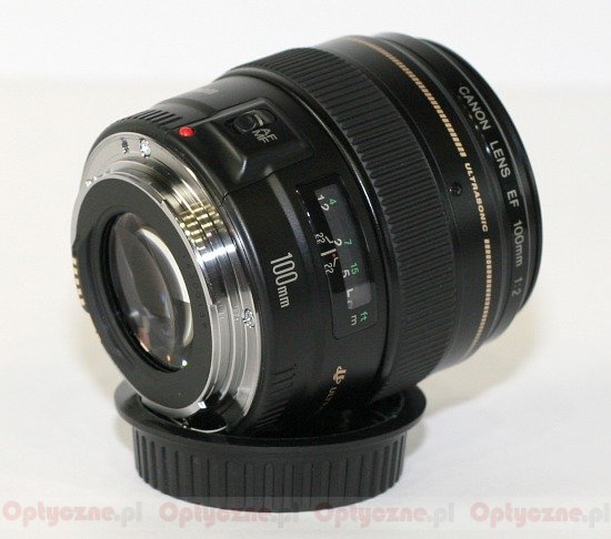 Canon EF 100 mm f/2.0 USM - Budowa i jako wykonania