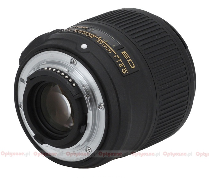 Nikon Nikkor AF-S 35 mm f/1.8G ED - Budowa i jako wykonania