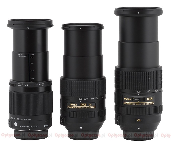 Nikon Nikkor AF-S DX 18-300 mm f/3.5-5.6G ED VR - Budowa, jako wykonania i stabilizacja