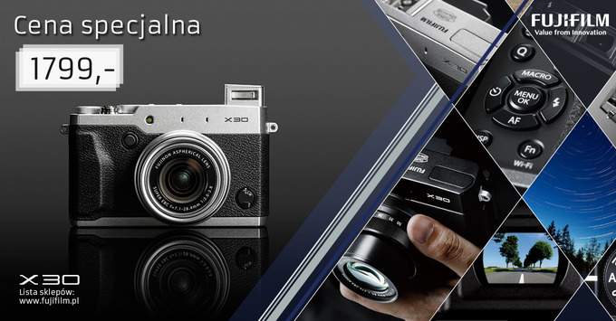 Fujifilm X30 w promocyjnej cenie