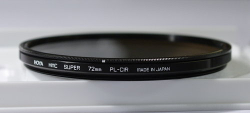 Test filtrw polaryzacyjnych - Hoya HMC Super PL-CIR 72 mm