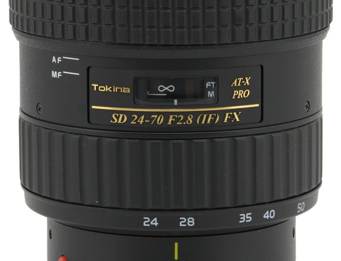 Tokina AT-X PRO FX SD 24-70 mm f/2.8 (IF) - Budowa i jako wykonania
