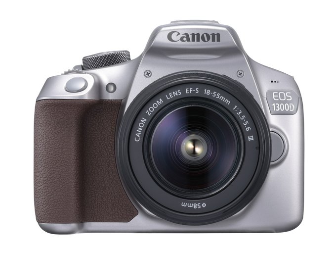 Srebrny Canon EOS 1300D