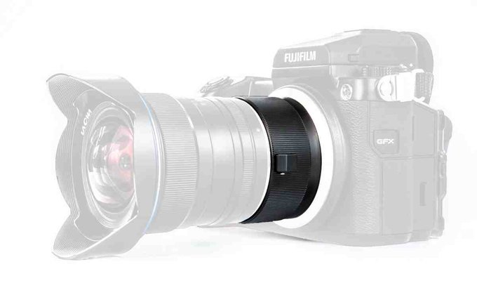 Laowa Magic Format Converter - obiektywy Canona i Nikona bez winietowania w Fujifilm GFX 50S