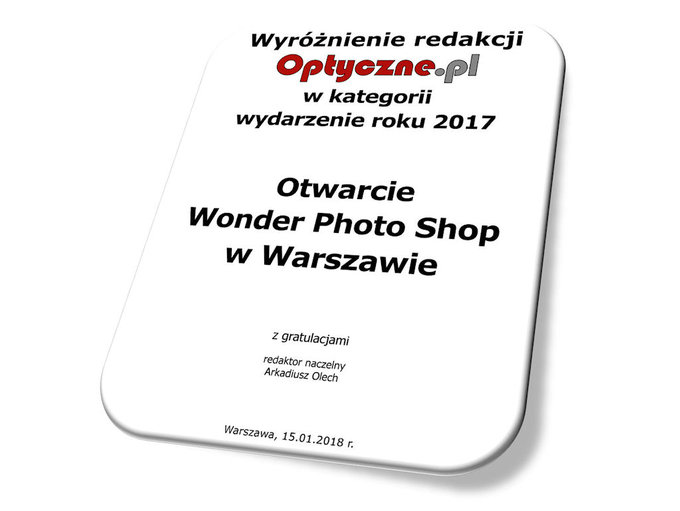 Plebiscyt na Produkt Roku 2017 - wyniki - Podsumowanie Plebiscytu na Produkt Roku 2017 wg Czytelnikw Optyczne.pl