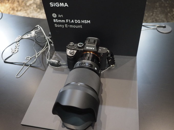 Tak wygldaj obiektywy Sigma Art z bagnetem Sony E