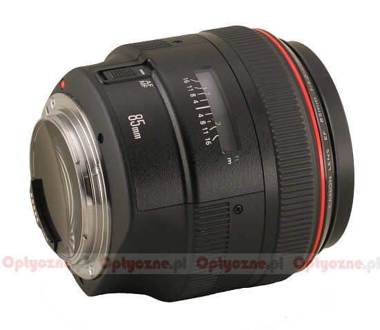 Canon EF 85 mm f/1.2L II USM - Budowa i jako wykonania