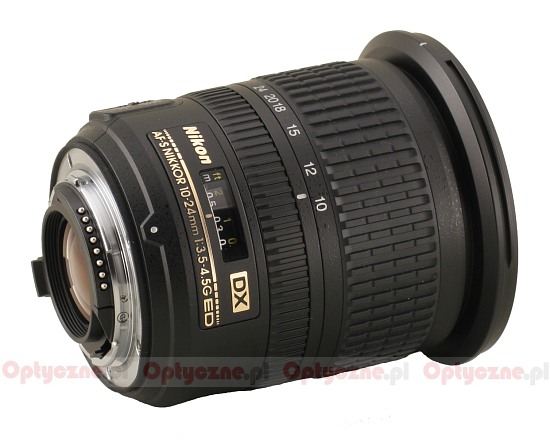 Nikon Nikkor AF-S DX 10-24 mm f/3.5-4.5G ED - Budowa i jako wykonania