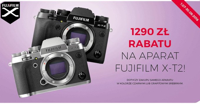 Promocje rabatowe na aparaty Fujifilm X