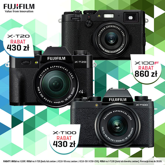 Przedsprzeda Fujifilm X-T3 i rabaty na inne modele