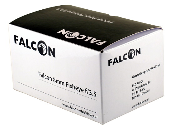 Falcon 8 mm f/3.5 ED MC Aspherical Fish-eye - Budowa i jako wykonania