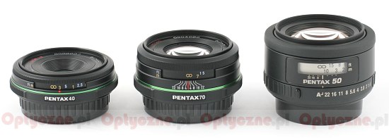 Pentax smc DA 40 mm f/2.8 Limited - Budowa i jako wykonania