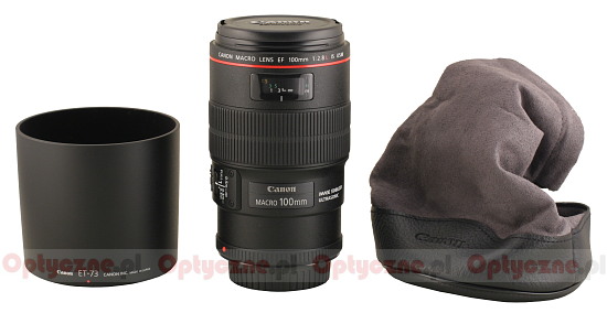 Canon EF 100 mm f/2.8 L Macro IS USM - Budowa, jako wykonania i stabilizacja