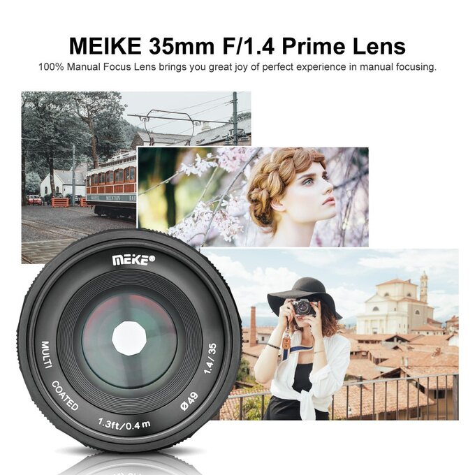 Meike 35 mm f/1.4 na bagnet Nikon Z
