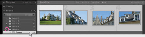 Porzdkowanie i wybieranie zdj w Adobe Lightroom - Porzdkowanie folderw