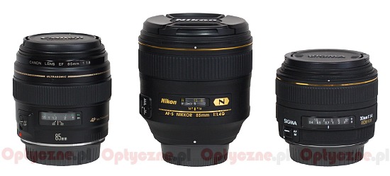 Nikon Nikkor AF-S 85 mm f/1.4G - Budowa i jako wykonania