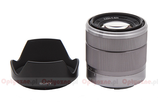 Sony E 18-55 mm f/3.5-5.6 OSS - Budowa, jako wykonania i stabilizacja