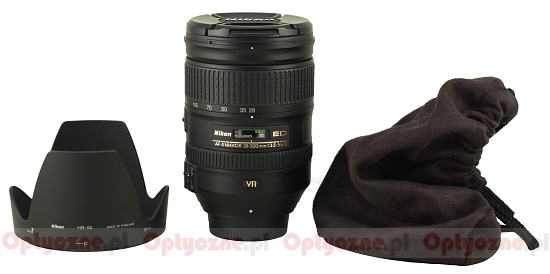 Nikon Nikkor AF-S 28-300 mm f/3.5-5.6G ED VR - Budowa, jako wykonania i stabilizacja