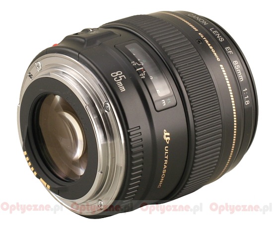 Canon EF 85 mm f/1.8 USM - Budowa i jako wykonania
