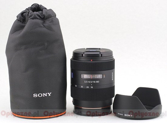 Sony Carl Zeiss Vario-Sonnar T* DT 16-80 mm f/3.5-4.5 - Budowa i jako wykonania