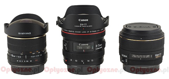Canon EF 8-15 mm f/4 L Fisheye USM - Budowa i jako wykonania