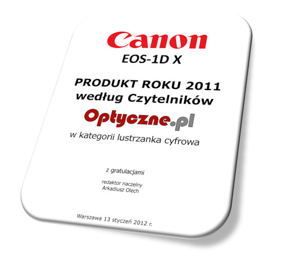 Plebiscyt na Produkt Roku 2011 - wyniki - Podsumowanie Plebiscytu na Produkt Roku 2011 wg Czytelnikw Optyczne.pl