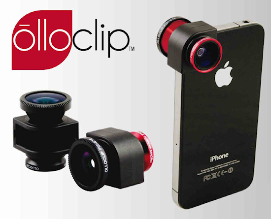 Olloclip - zestaw obiektyww dla iPhone 4 i 4S