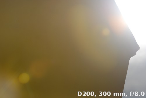 Sigma 120-300 mm f/2.8 APO EX DG OS HSM - Odblaski