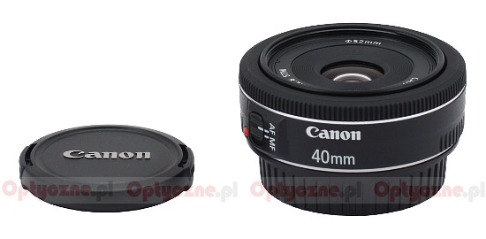 Canon EF 40 mm f/2.8 STM - Budowa i jako wykonania