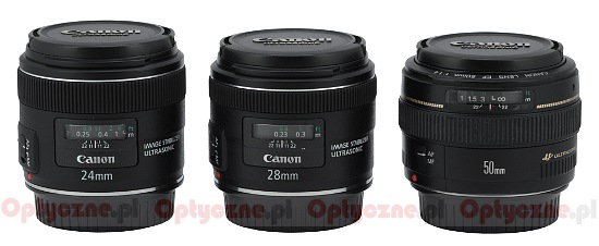 Canon EF 24 mm f/2.8 IS USM - Budowa, jako wykonania i stabilizacja