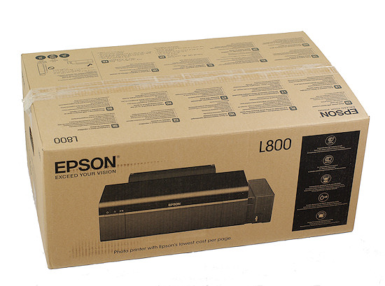 Test drukarki fotograficznej Epson L800 - Pierwsze uruchomienie