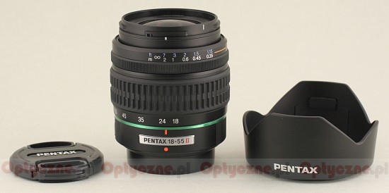 Pentax smc DA 18-55 mm f/3.5-5.6 AL II - Budowa i jako wykonania