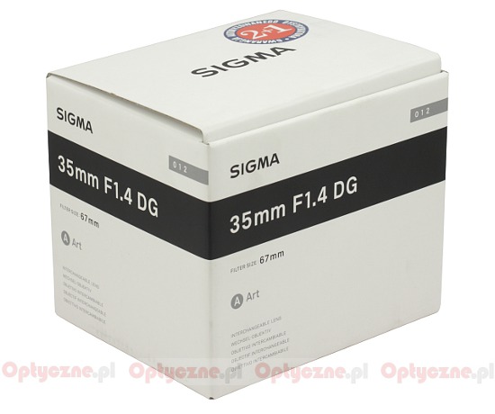 Sigma A 35 mm f/1.4 DG HSM - Budowa i jako wykonania