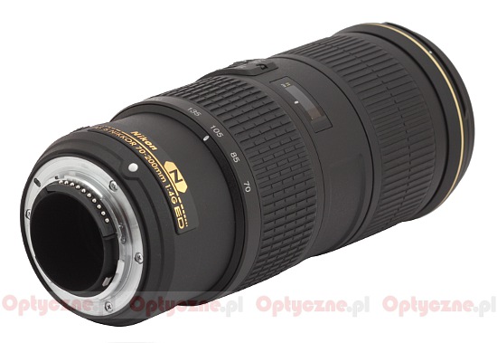 Nikon Nikkor AF-S 70-200 mm f/4.0G ED VR - Budowa, jako wykonania i stabilizacja