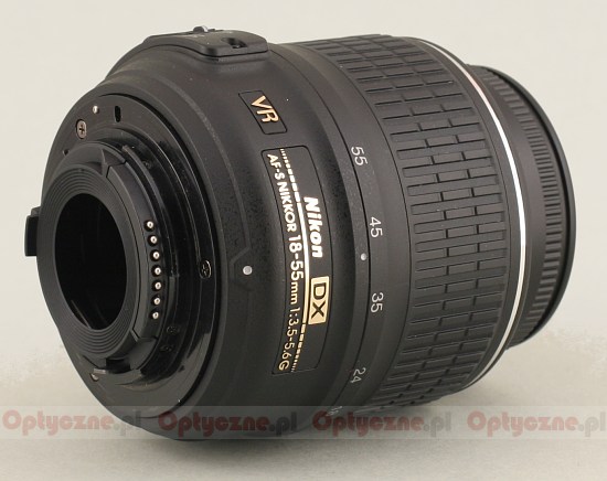Nikon Nikkor AF-S DX 18-55 mm f/3.5-5.6G VR - Budowa, jako wykonania i stabilizacja