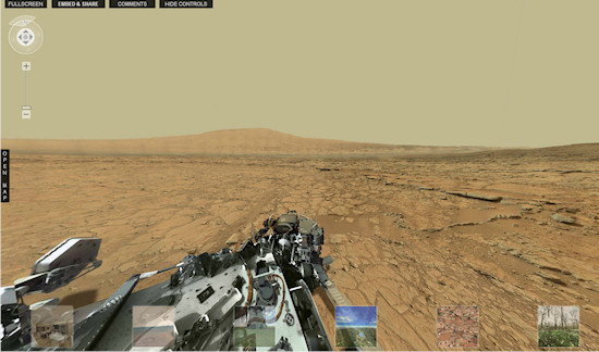 Wirtualne panoramy z Marsa