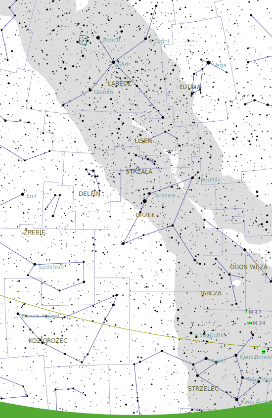 Niebo przez lornetk - M27 - Messier 27 czyli Hantle