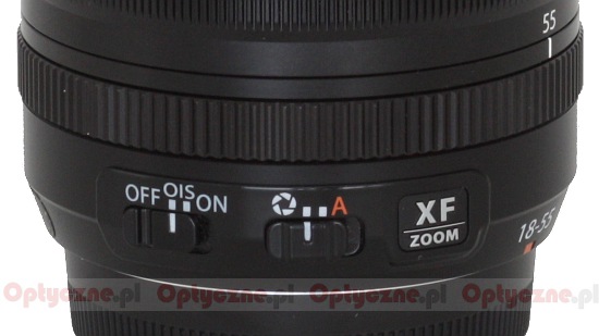 Fujifilm Fujinon XF 18-55 mm f/2.8-4 OIS - Budowa, jako wykonania i stabilizacja