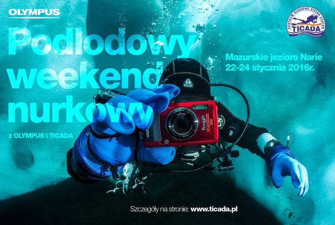 Olympus i Ticada - podwodny weekend nad jeziorem Narie