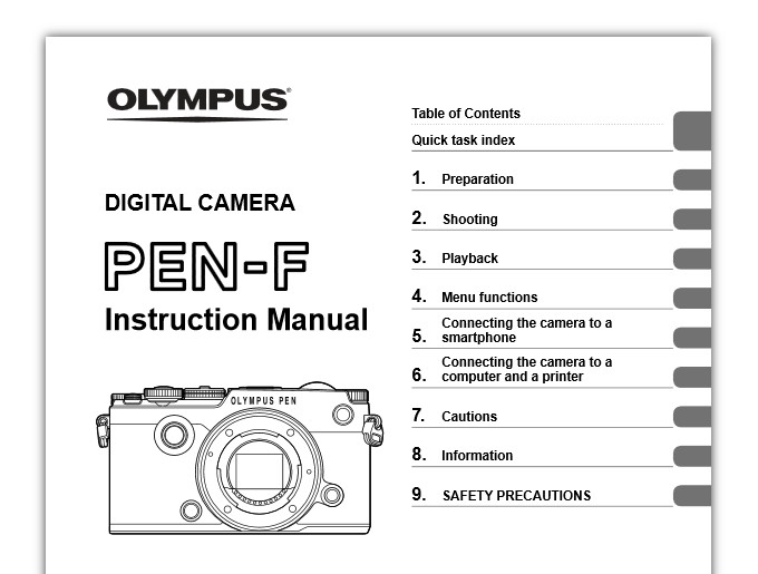 Olympus PEN-F - dostpna instrukcja obsugi