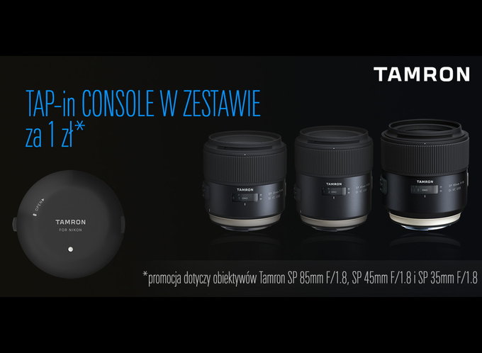 Tamron TAP-in-Console w zestawie z obiektywami