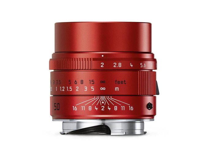 Limitowana, czerwona Leica APO-Summicron-M 50 mm f/2.0 ASPH.