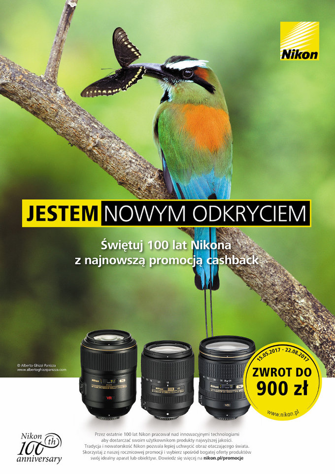 Nikon - sto dni promocji cashback