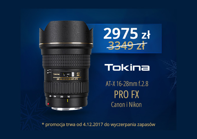 Promocja na obiektyw Tokina AT-X 16-28 mm f/2.8