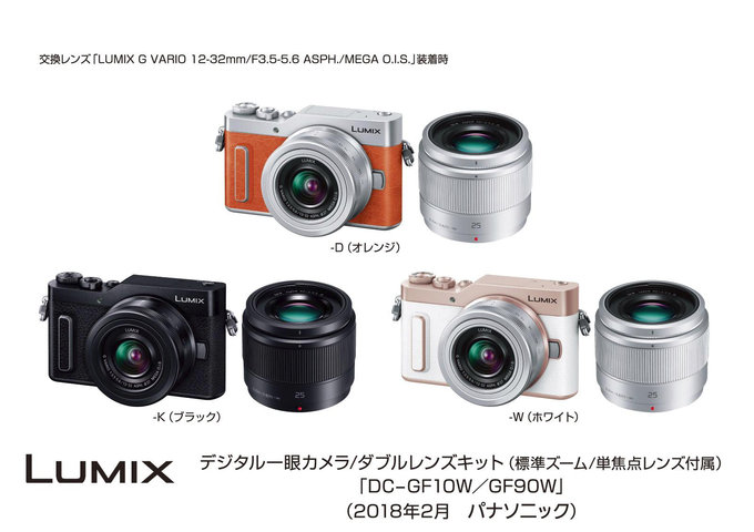 Panasonic Lumix DC-GF10W / GF90W - na rynek japoski