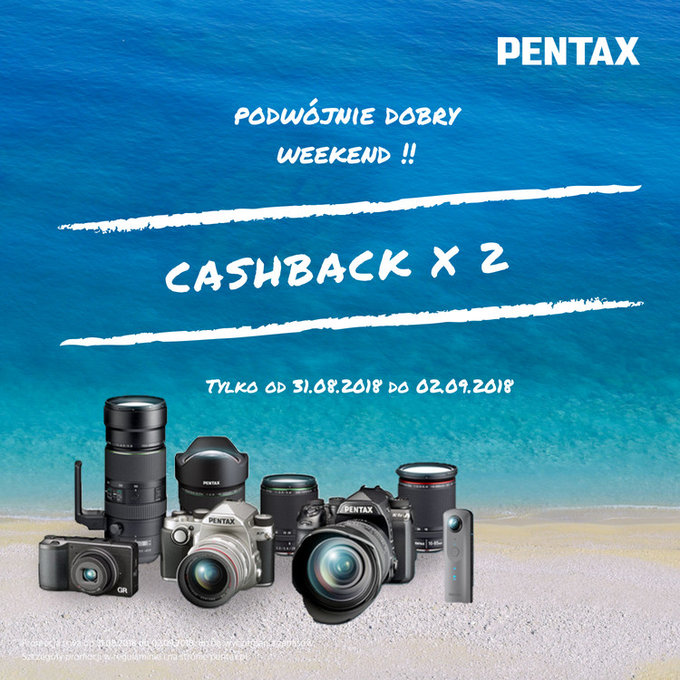 Letnia promocja cashback Pentaxa przeduona